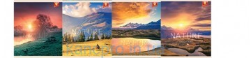 Тетрадь 96л # Твердая 81776 ПРИРОДА 2  Тетрада