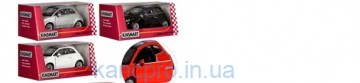 Машинка KT 5345 W (24шт) металл,инер-я,12,5см,1:28,откр.дв,рез.колеса,4 цвета,в кор-ке,16-7-8см