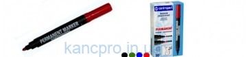 Маркер CENTROPEN толст. круглый красн (8566)