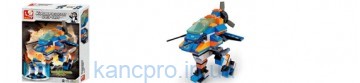 Конструктор SLUBAN M38-B7600 (48шт) космическая серия, трансформер, 126дет, в кор-ке,26-19-4,5см