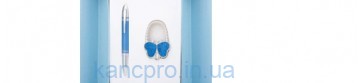 Набор подарочный "Lightness":ручка шар.+крючек для сумки, синий LS.122030-02