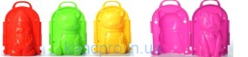 Снежколеп MS 1270 (120шт) 18см, 3D, чемодан, 3вида(кот,мишка,гном), 22-17-7см