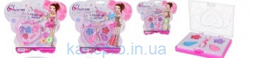 Косметика  57H-10-11-12-13 (240шт) тени, заколочки, 4вида, на листе, 21-18-2см