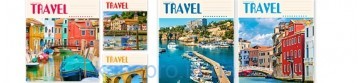 Тетрадь 24л # Твердая ТЕ01396 Travel   Тетрада