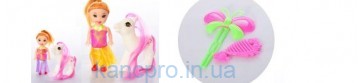 Кукла 018-K134 (240шт) 10см, лошадка 7,5см, микс видов, в кульке, 12-14-2,5см