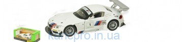 Машина металл 68260A (12шт/2) "АВТОПРОМ",1:24 "BMW Z4 GT3",батар.,свет,звук,откр.двери,капот,багаж.,