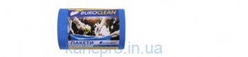 Пакеты для мусора 60л/40шт, синие крепк 600*800мм 21мкм BuroClean ECO 10200037