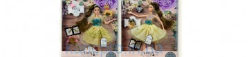 Кукла "Emily" 7985/QJ079C/QJ079D (48шт/2) 2 вида,с аксессуарами, шарнир,в кор.33*28*6см