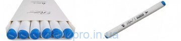 Скетч-маркер двухсторонний Marco Raffine 7800-6CB/227В Indian blue (уп 6)