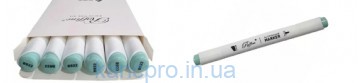 Скетч-маркер двухсторонний Marco Raffine 7800-6CB/922В Dusty jade green (уп 6)