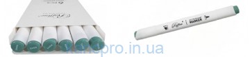 Скетч-маркер двухсторонний Marco Raffine 7800-6CB/945В Dark green (уп 6)