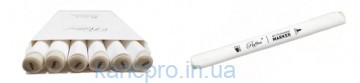 Скетч-маркер двухсторонний Marco Raffine 7800-6CB/211Y Grayish yellow (уп 6)