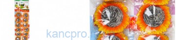Губка скребок 12 шт, 8*8*2см на блистере X2-180