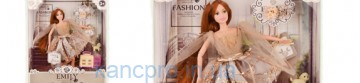 Кукла  "Emily" 6098/QJ090C (48шт/2) с аксессуарами, шарнирная,р-р куклы - 29 см, в кор. 28.5*6,5*32,