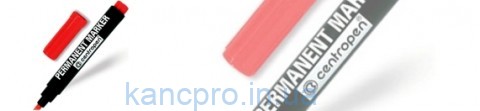 Маркер CENTROPEN клин красный (8576)