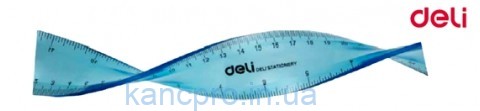 Линейка гибкая 30см., в блистере, DELI 6209E