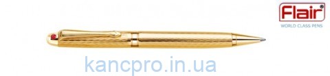 Ручка подар FlairP 1058 РШ Regent хром с синем каменем