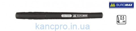 Маркер CD/DVD водостойкий 0,5мм, черный BM.8702-01