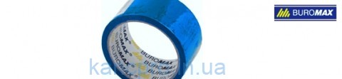 Скотч 48мм/35яр/40мк, BUROMAX синий ВМ.7007-02