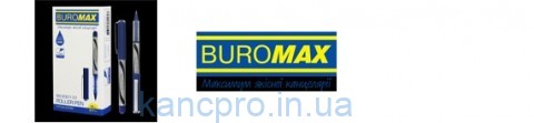 Ручка ролер 0.7 мм, синій BUROMAX	BM.8321-01
