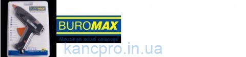 Пистолет для клея  20W 0.7см, евр.роз.блистер Buromax BM.4312-01