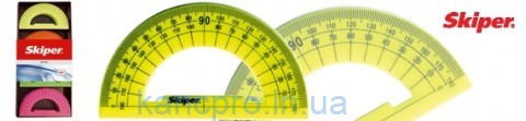 Транспортир пласт. 180гр*100мм   9-603, БАРВ