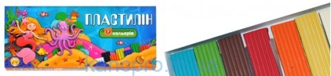 Пластилин Тетрада 300гр./7цв.СТАНДАРТ