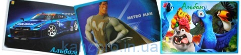 Альбом спираль А4  50л/120 А4 Коленкор