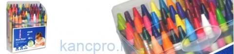 Карандаш восков Пегашка  6448/6488(в футляре) 48цв Marco