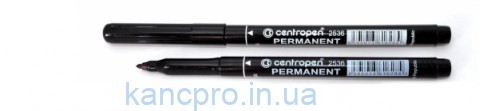 Маркер CENTROPEN 1мм черн (2536)