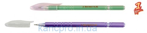 Ручка шар/масл "Flower Pearl Coated"/"Snowy"411032/411828 синяя (1Вересня)