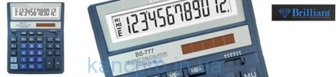 Калькулятор Brilliant BS-777BL Профессиональные 205*159
