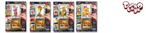 Набор для творчества PUNCH NEEDLE-Ковровая Вышивка PN-01  Danko Toys