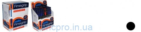 Ручка Cello (finegrip)  388  черн(БЛИСТЕР)