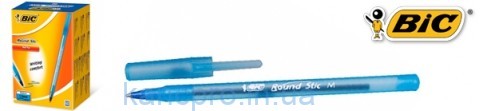 Ручка шар.Round Stik, 1 мм, синяя  BIC  6378