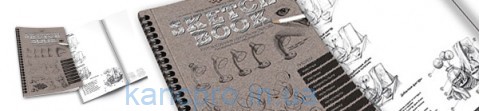 Книга-Курсы рисования SKETCH BOOK  Danko Toys  (SB-01)