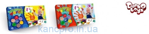 Краски ПАЛЬЧИКОВЫЕ (малые)12 видов ассорти в уп.Danko Toys (РК-02)