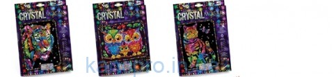 Набор для творчества "CRYSTAL MOSAIC"самокл.кристаллы Danko Toys(CRM)