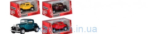 Машинка KT 5332 W (24шт) металл, инер-я, 13см, 1:34, 4цвета, в кор-ке, 16-7,5-8см