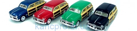 Машинка KT5402W (24шт) металл,инер-я,12,5см,1:40,рез.кол,откр.дв,4цвета,в кор-ке,16-7-8,5см