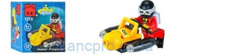 Конструктор BRICK 1210 (360шт) подводный катер, 25 дет, в кор-ке, 7-7-4,5см