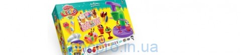Н-р для творчества"Фабрика Мороженого"15цв.450гр.  Danko Toys (TMD-06-01)
