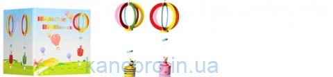 Деревянная игрушка Подвеска MD 0989 (120шт) 29см, на пружине, микс видов, в кор-ке, 11-11-11cм