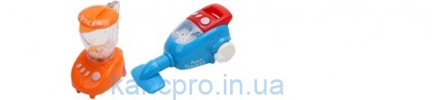 Заводная игрушка (бытовая техника) S62-S63 (240шт) , 2 вида(кофеварка,пылесос), в кульке,8,5-6,5-4,5