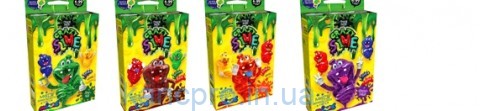 Н-р д/творчества Ручной Лизун (МАЛЫЙ) (свет,в темноте)"CRAZY SLIME" Danko Toys (SLM-02)