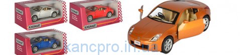 Машинка KT 5061 W (24шт) металл, инер-я, 1:34, 12см,откр.дв, рез.колеса,4цвета, в кор-ке, 16-7-8см