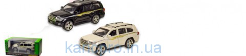 Машина металл 7666 (36шт/3) "АВТОПРОМ",1:24 Toyota, 2 цвета, батар.,свет,звук,откр.двери, в кор. 24*