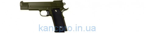 Пистолет метал. пластик G.20G (24шт) с пульками в коробке 20*15*3см