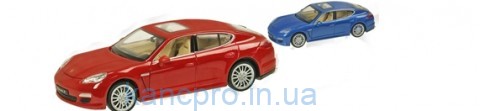 Машина металл 68245A (12шт/2) "АВТОПРОМ",1:24 "Porsche Panamera S" 2 цвета, батар.,свет,звук,откр.дв