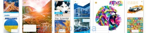 Тетрадь 18л # Твердая ТЕ01291 МИКС4 ДЛЯ ХЛОПЦІВ Тетрада